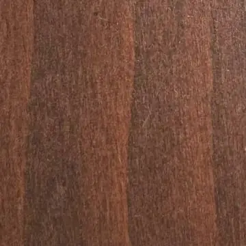 Mahogany on Beech — wood finish sample, hand-applied on beech by Trend Contract Furnishings