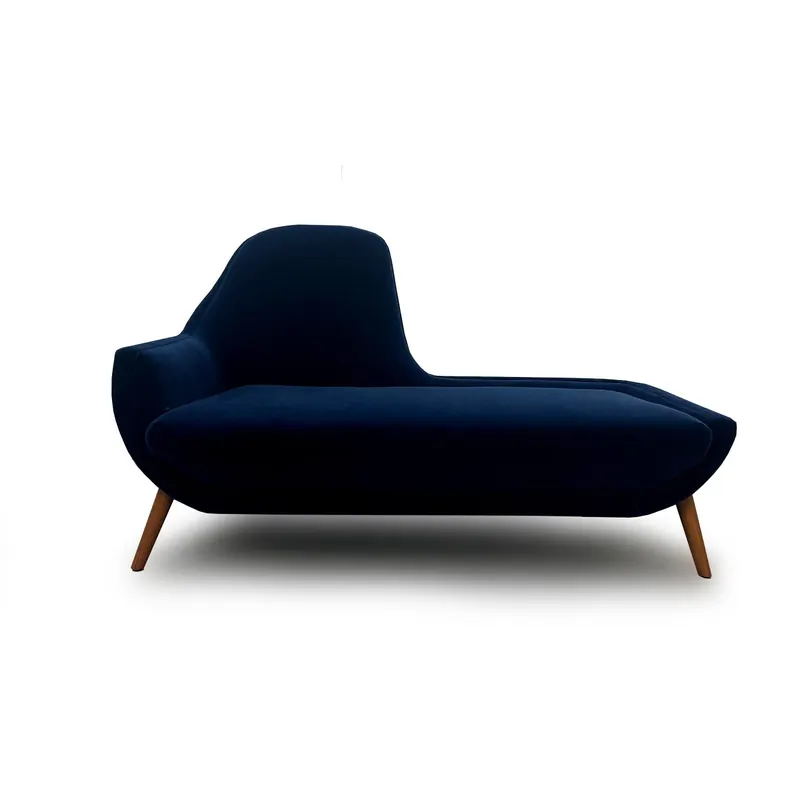Evelyn Chaise, custom sofa made in Los Angeles
