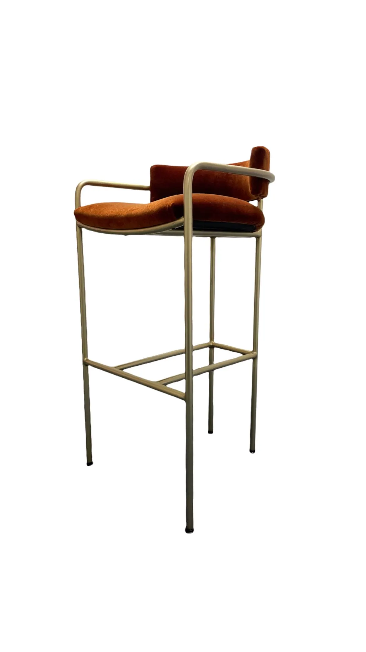Flute Barstool, custom barstool handmade by Trend Contract Furnishings in Los Angeles
