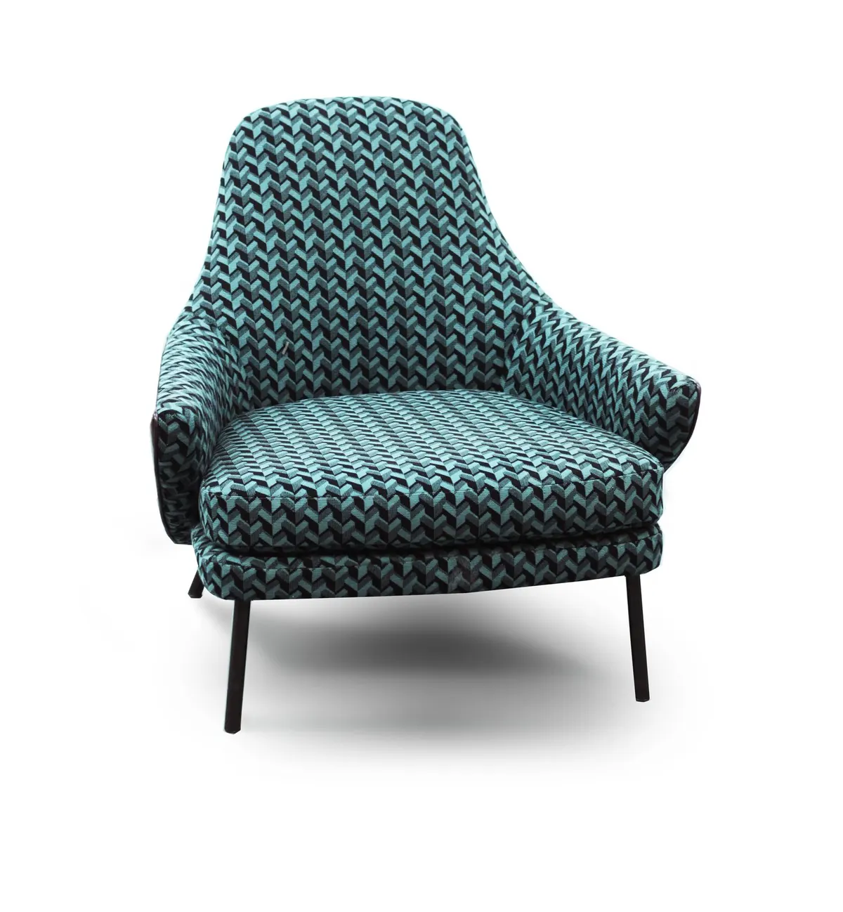 Kay Chair, custom lounge chair handmade by Trend Contract Furnishings in Los Angeles