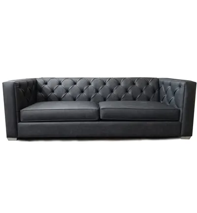 Show Onyx Tufted Sofa front view